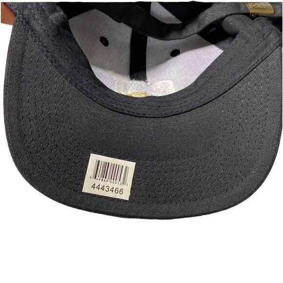 Caterpillar Trademark Cap Black With Cat Iconic Logo Embroidered Gold Hardware - Picture 2 of 10